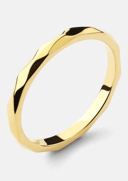 Ring Facet Gleam - 18k Gold Plated