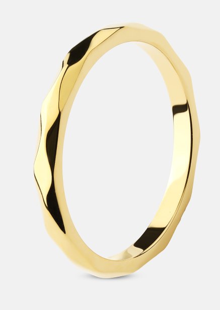 Ring Facet Gleam - 18k Guldpläterad