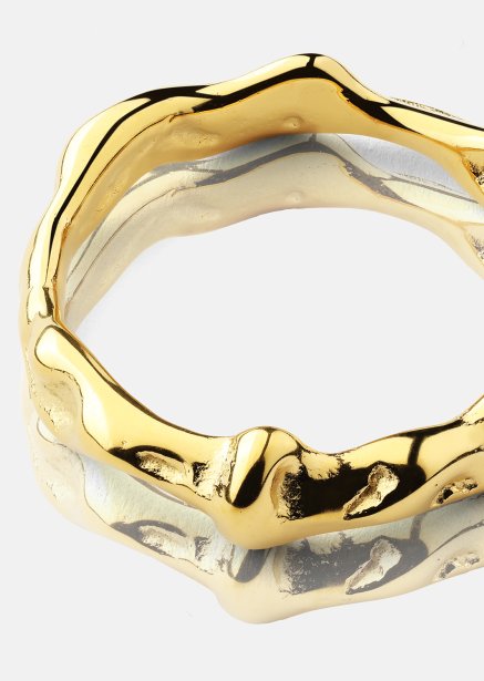 Ondula Ring - 18k Guldpläterad
