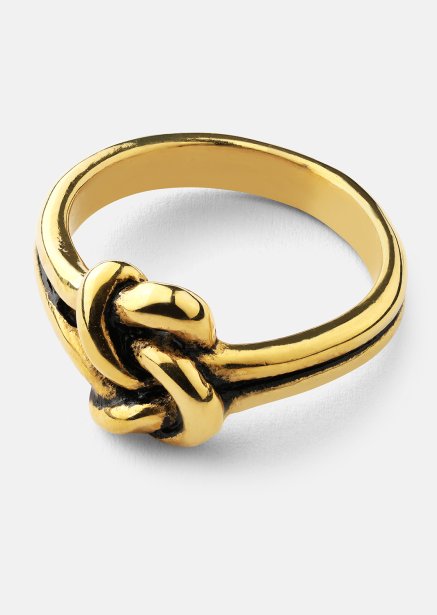 Ring Knot- 18k Guldpläterad