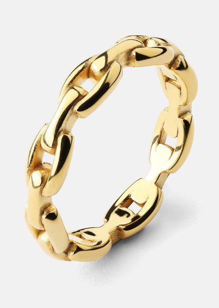 Ring Bold Chain - 18K Guldpläterad