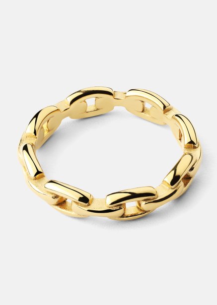 Ring Bold Chain - 18K Guldpläterad