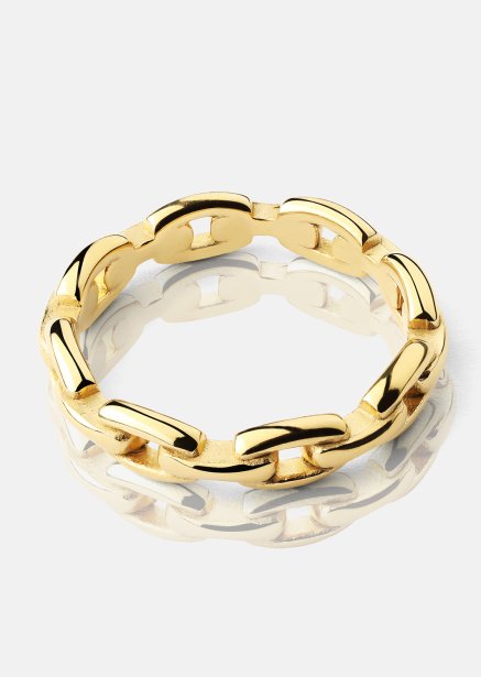 Ring Bold Chain - 18K Guldpläterad