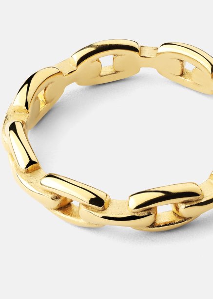 Ring Bold Chain - 18K Guldpläterad