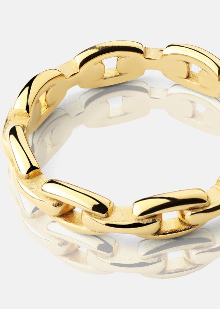 Ring Bold Chain - 18K Guldpläterad