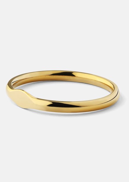 Initial Ring – 18k Guldpläterad