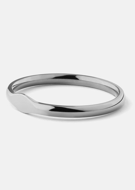 Initial Ring – Silverpläterad