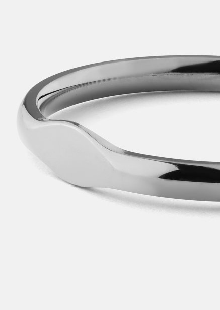 Initial Ring – Silverpläterad