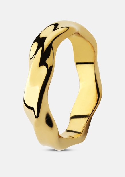 Ring Flow - 18k Guldpläterad