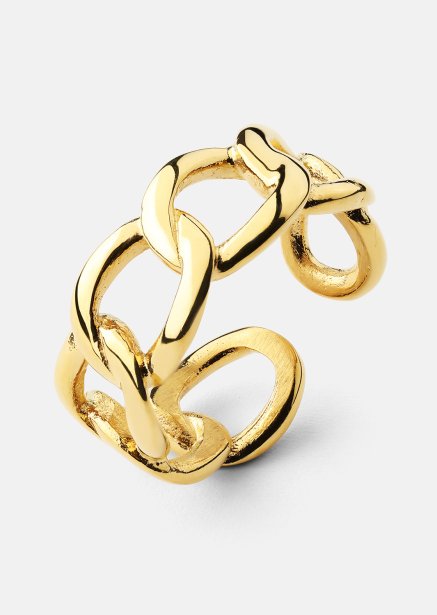 Ring Bold Chain - 18K Guldpläterad