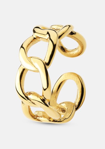 Ring Bold Chain - 18K Guldpläterad