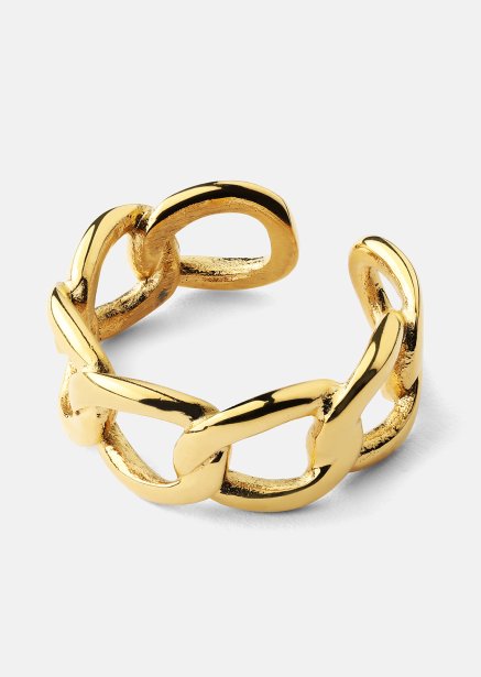 Ring Bold Chain - 18K Guldpläterad