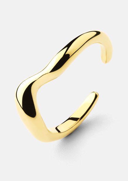 Ring Flow - 18k Guldpläterad