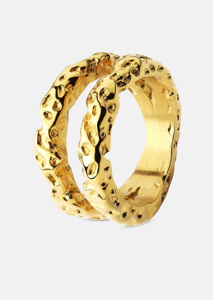 Ring Duo - 18K Guldpläterad