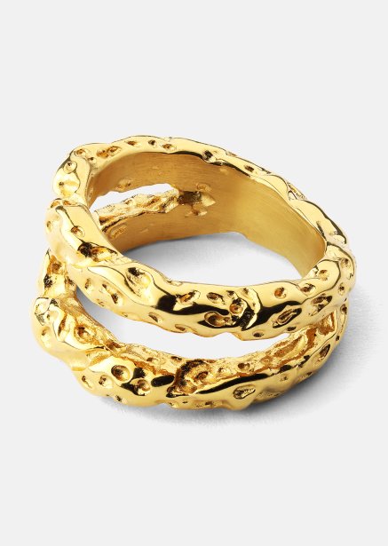 Ring Duo - 18K Guldpläterad