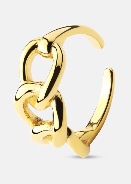 Ring Golden Link - 18K Guldpläterad