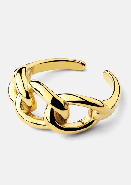 Ring Golden Link - 18K Guldpläterad