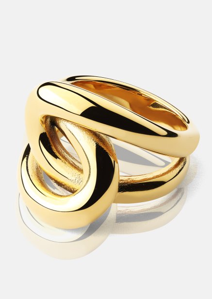 Ring Infinity Knot - 18k Guldpläterad