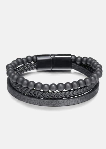 Läderarmband Raven Forge