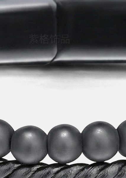 Läderarmband Raven Forge