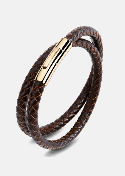 Läderarmband Virtue Weave