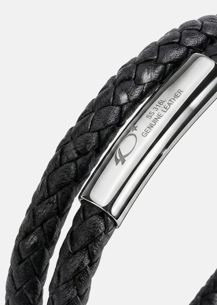 Läderarmband Titan Thread