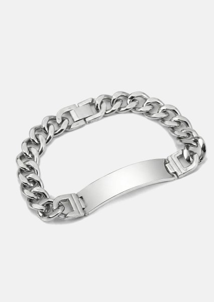 Armband Titan Shield - Silverpläterat