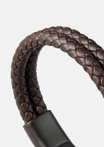 Läderarmband Cobra Twist