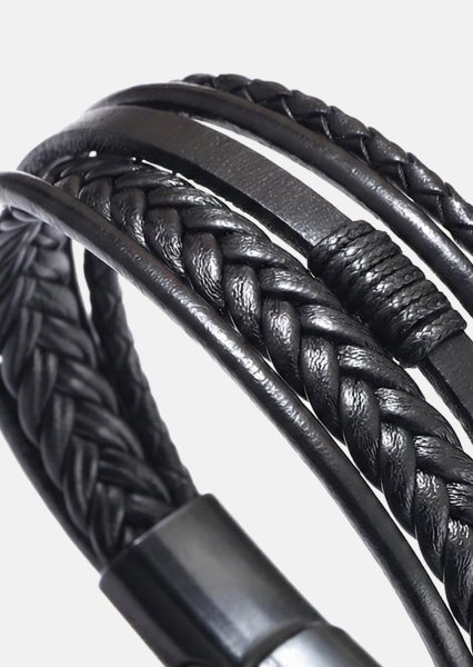 Läderarmband Titan Stride