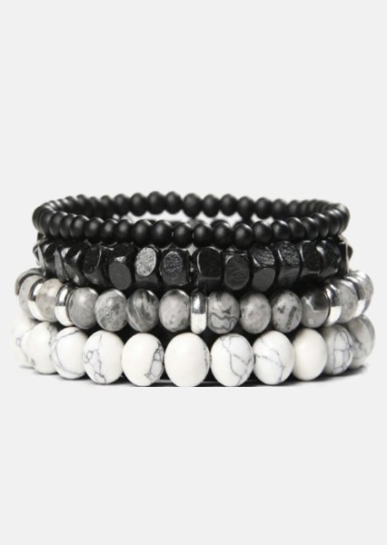 Pärlarmband Obsidian Nexus
