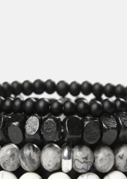 Pärlarmband Obsidian Nexus