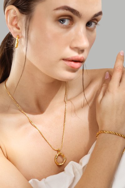Halsband Aurora Wave - 18k Guldpläterat