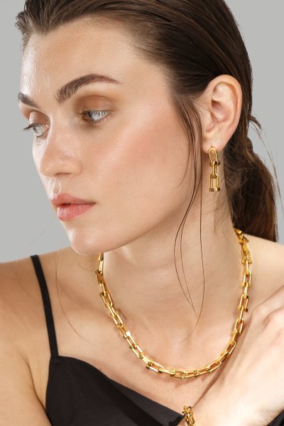 Halsband Link Luxe – 18k Guldpläterat