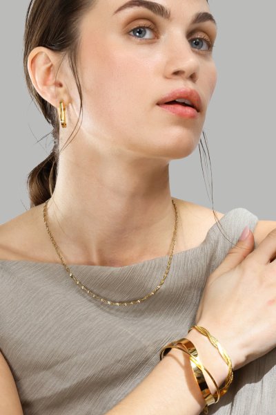 Armband Twist Glow - 18k Guldpläterat