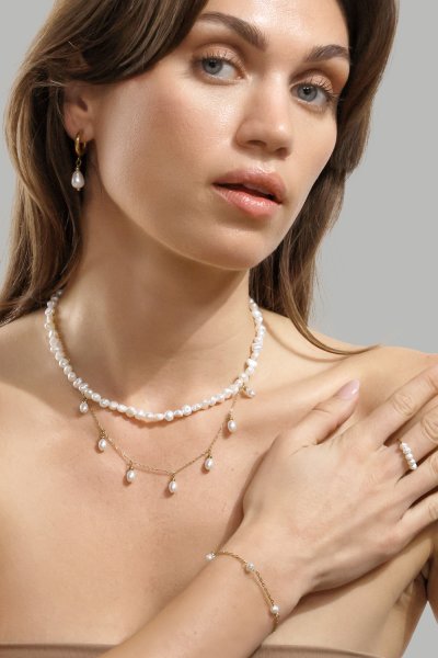 Bridal Halsband – 18k Gold Plated