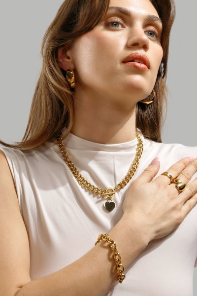 Ring Fluid Power - 18k Gold Plated