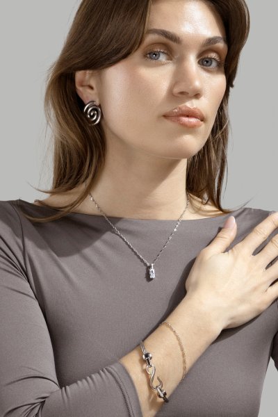 Gleam Halsband – Silverpläterat