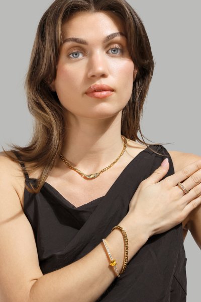 Ring Pearl Scylla - 18k Guldpläterad