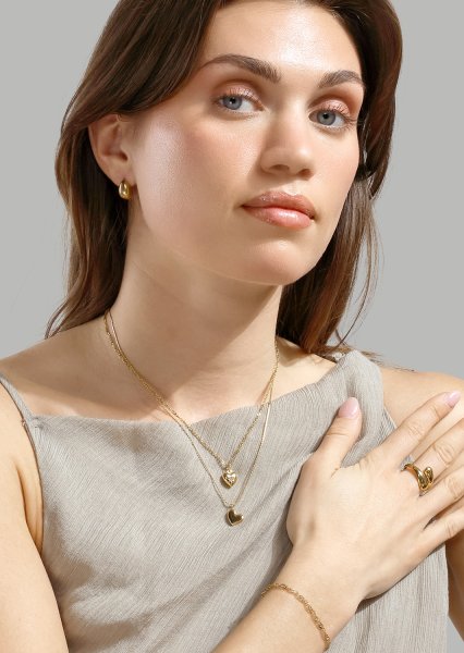 Halsband Amore - 18k Guldpläterat