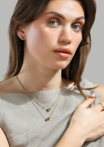 Timeless Orb Earrings - 18k Guldpläterade