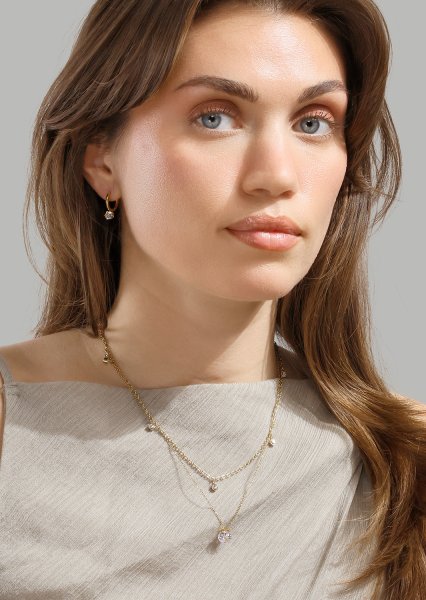Radiance Drop Örhängen – 18k Guldpläterade