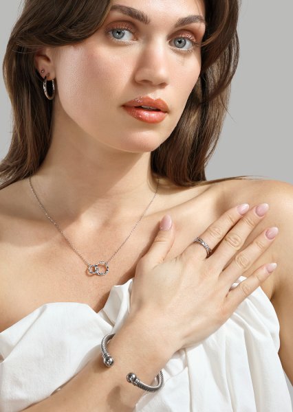 Armband Rondo – Silverpläterat