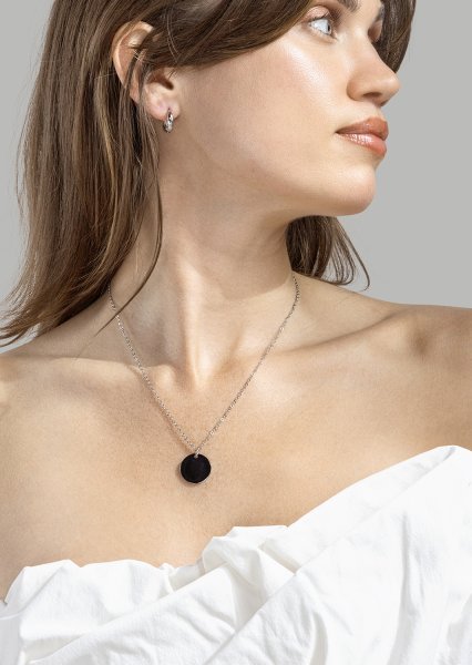 Halsband Zahara - Silverpläterat