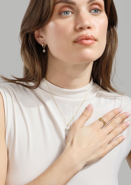 Ring Molten Wave - 18k Gold Plated