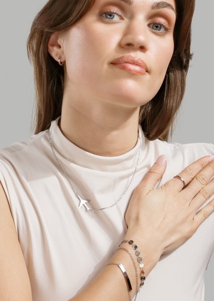 Aviara Halsband – Silverpläterat