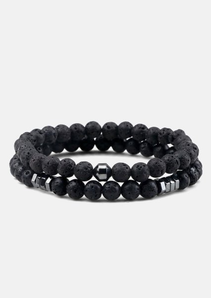 Pärlarmband Onyx Edge