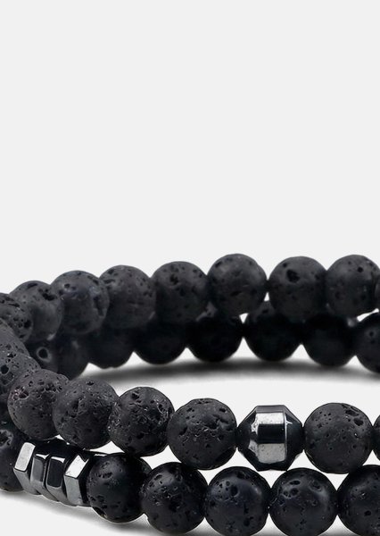 Pärlarmband Onyx Edge