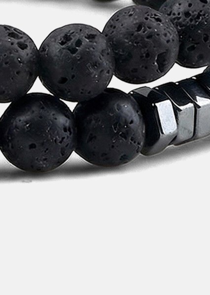 Pärlarmband Onyx Edge