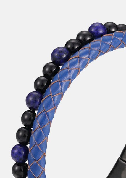 Läderarmband Cobalt Ridge