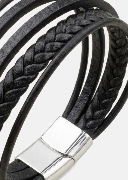 Läderarmband Titan Veil